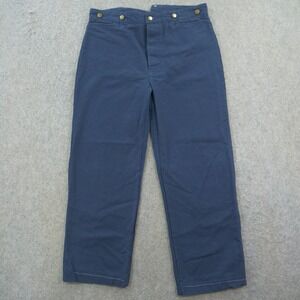 Scully Pants Mens 36 Blue  Rangewear Canvas Buckleback Cowboy Rodeo Western